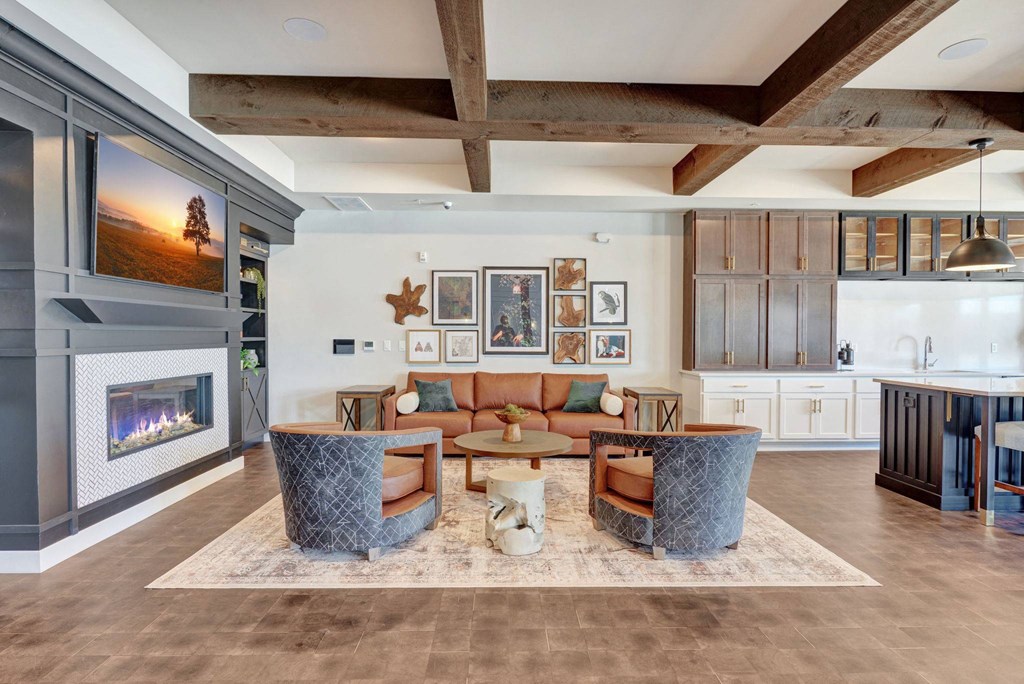 Graceful Living Area at Lochner Apartments, White Bear Lake, MN,  55110