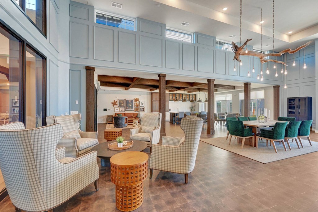 Living room at Lochner Apartments, White Bear Lake, MN,  55110