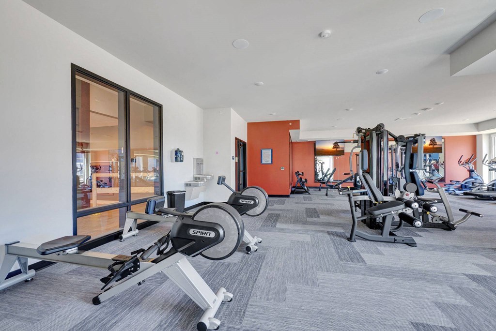 Fitness center at Lochner Apartments, White Bear Lake, MN,  55110