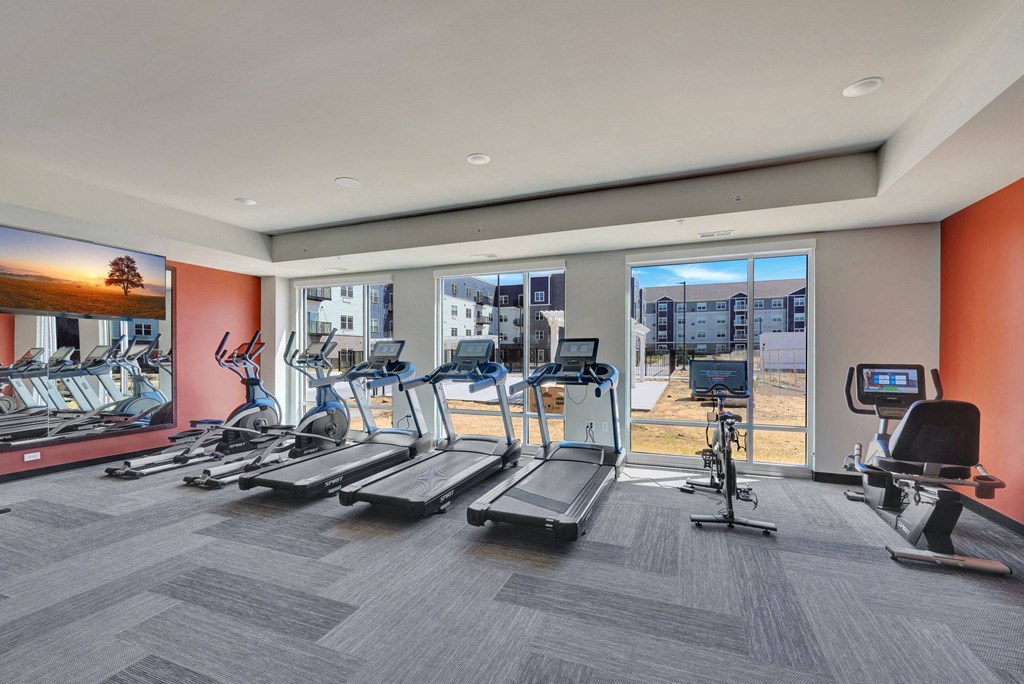 Gym at Lochner Apartments, White Bear Lake, Minnesota