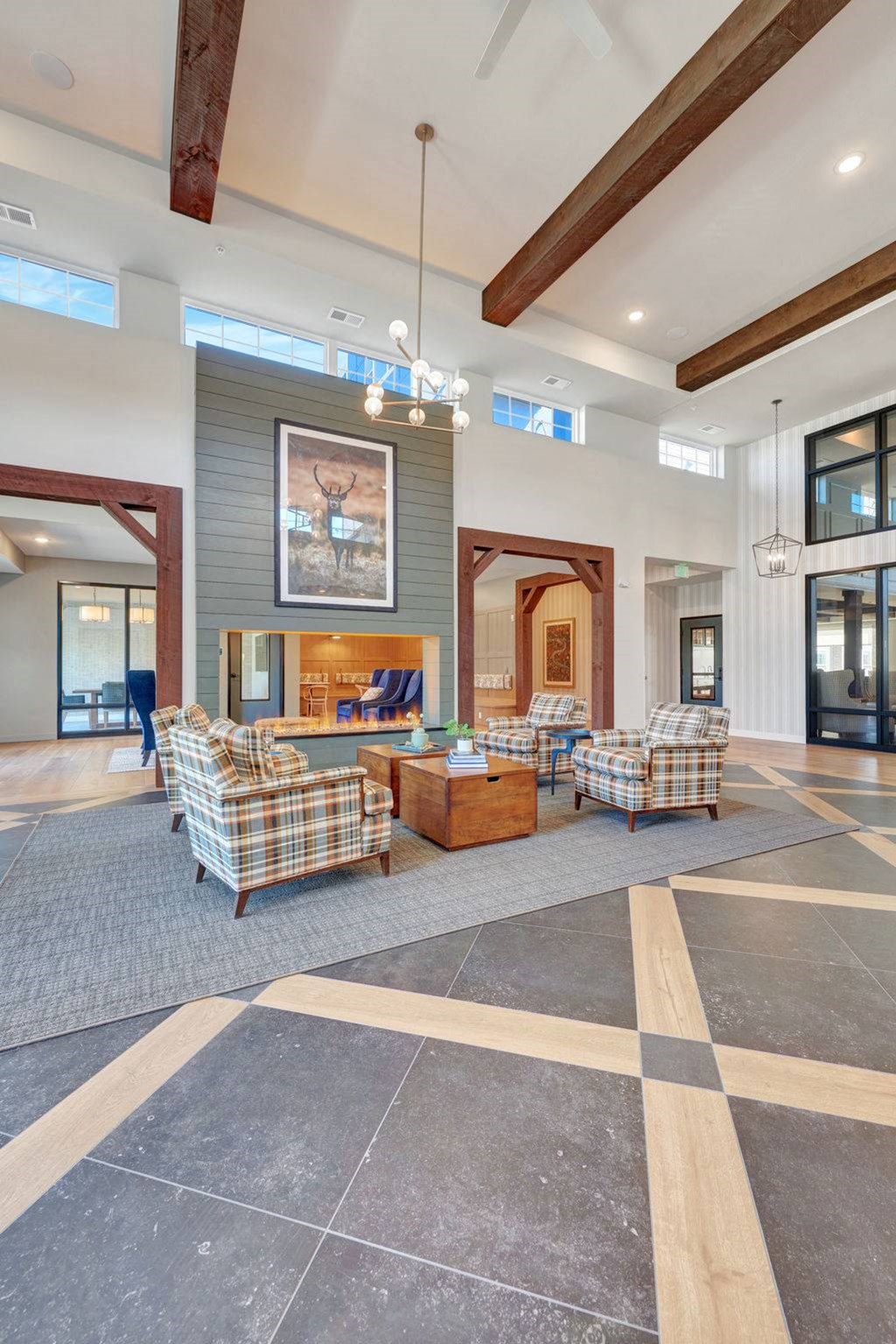Entrance area at Lochner Apartments, Minnesota, 55110