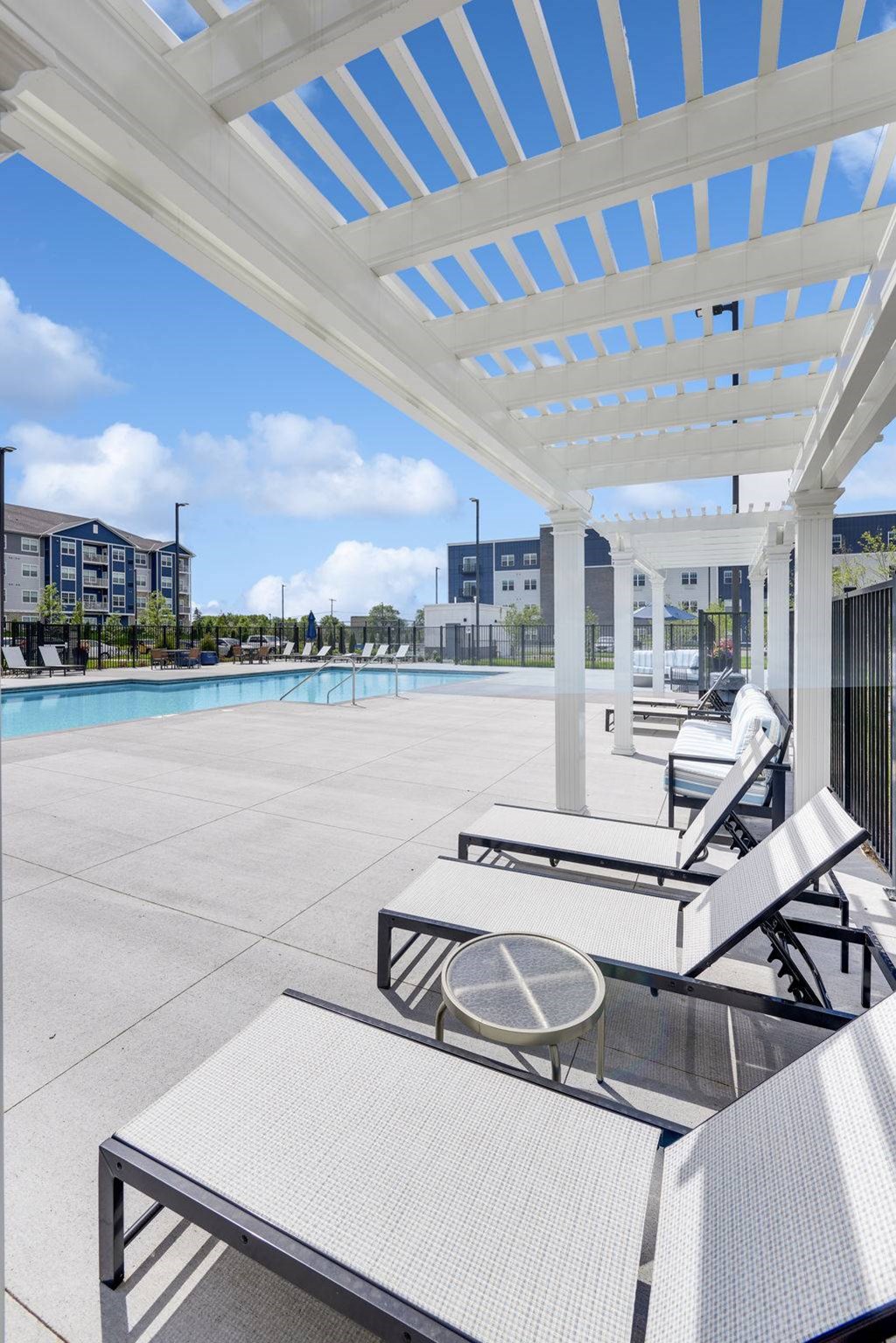 poolside area at Lochner Apartments, MN, 55110