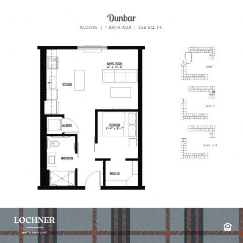 1Bed 1Bath_5 at Lochner Apartments, MN, 55110