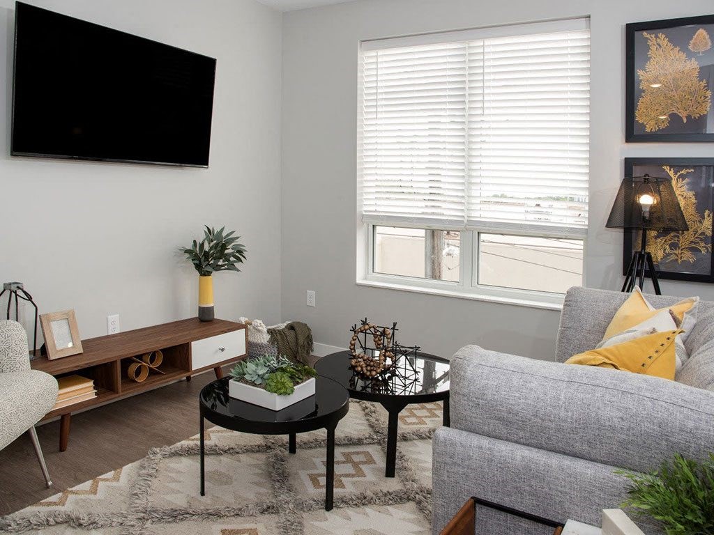 UPII foley alcove floor plan - living area1at Urban Park I and II Apartments, St Louis Park, Minnesota