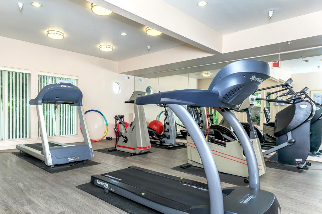 A Gym With Treadmills at Atrium Garden Apartment Homes, LLC, San Jose, CA