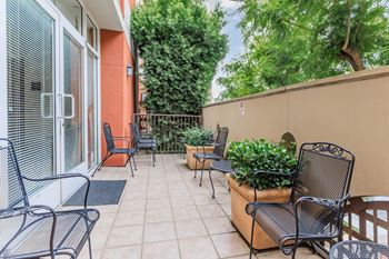 A Patio at Atrium Garden Apartment Homes, LLC, San Jose, CA, 95112