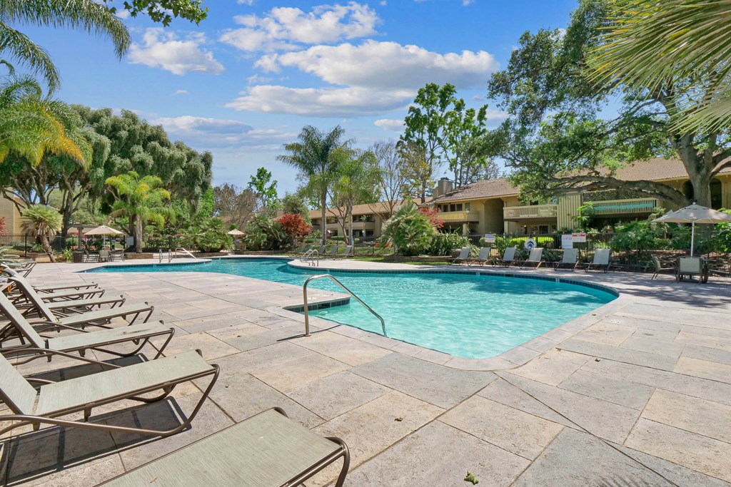 a illustration of a pool of water at Summerwood Apartments, California