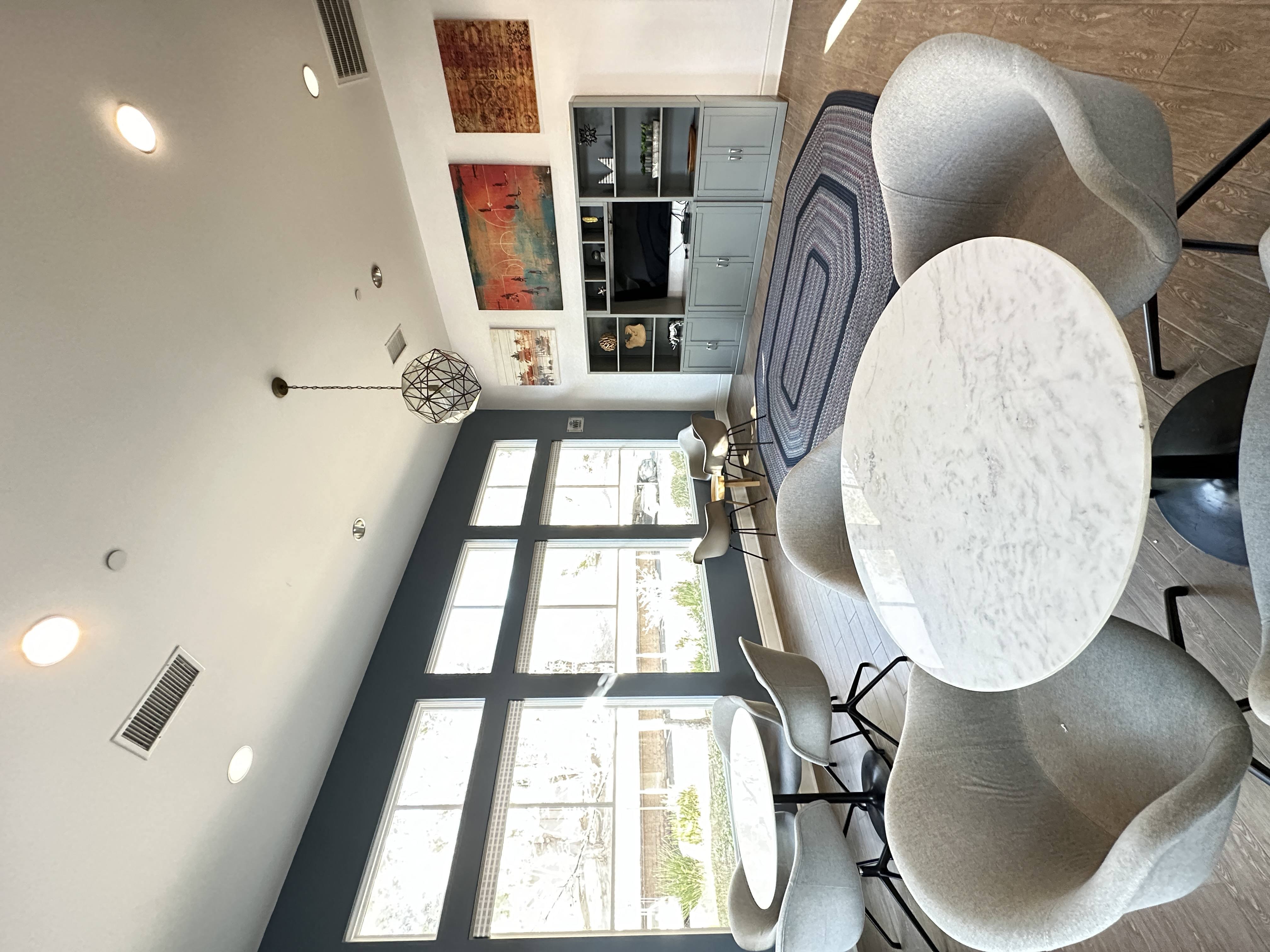 a view of the club room at The Bryant Apartments at Yorba Linda, California 