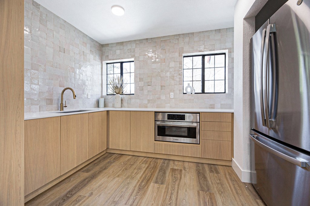 Kitchen at The Resort at Encinitas Luxury Apartment Homes, California