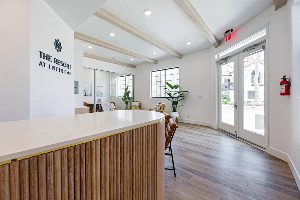 Reception at The Resort at Encinitas Luxury Apartment Homes, Encinitas, CA
