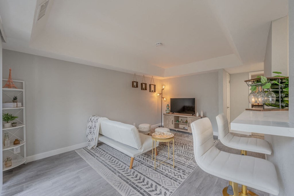 Living Room With TV at Danville Park, Danville