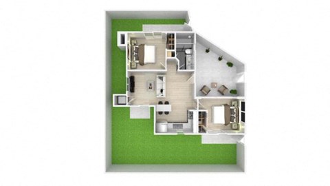 a floor plan of a house with a green floor at Diablo Vista, California, 94551