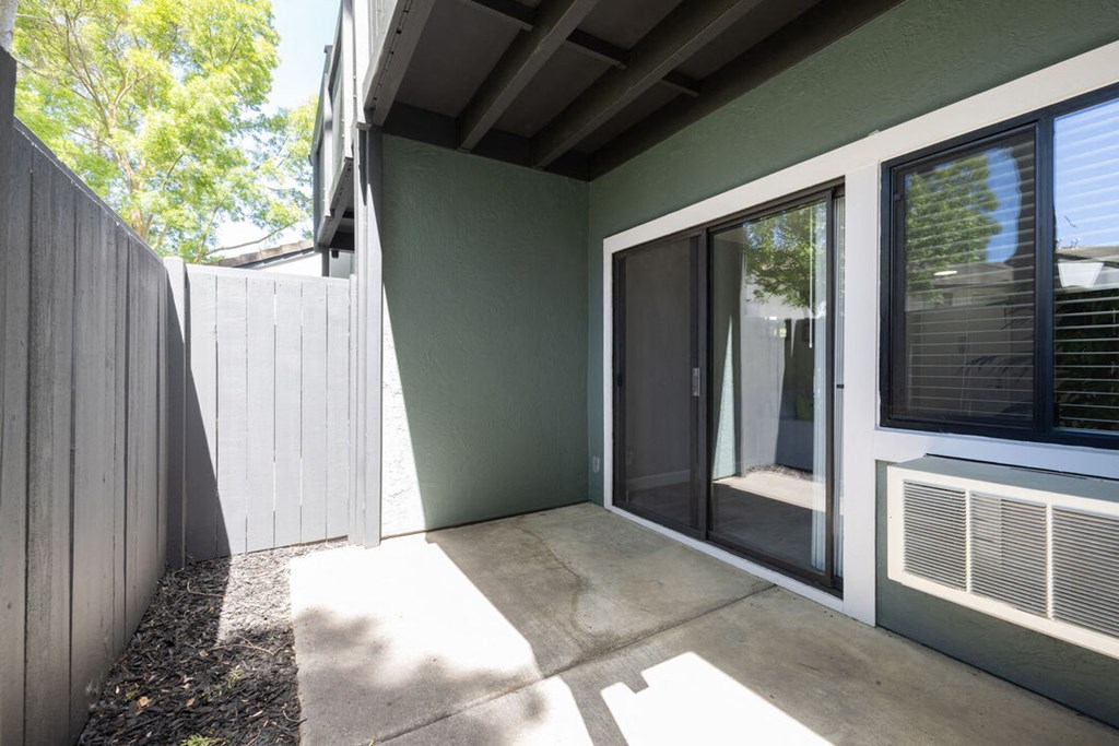 the entrance to the house has glass doors and a tiled floor at Diablo Vista, California, 94551