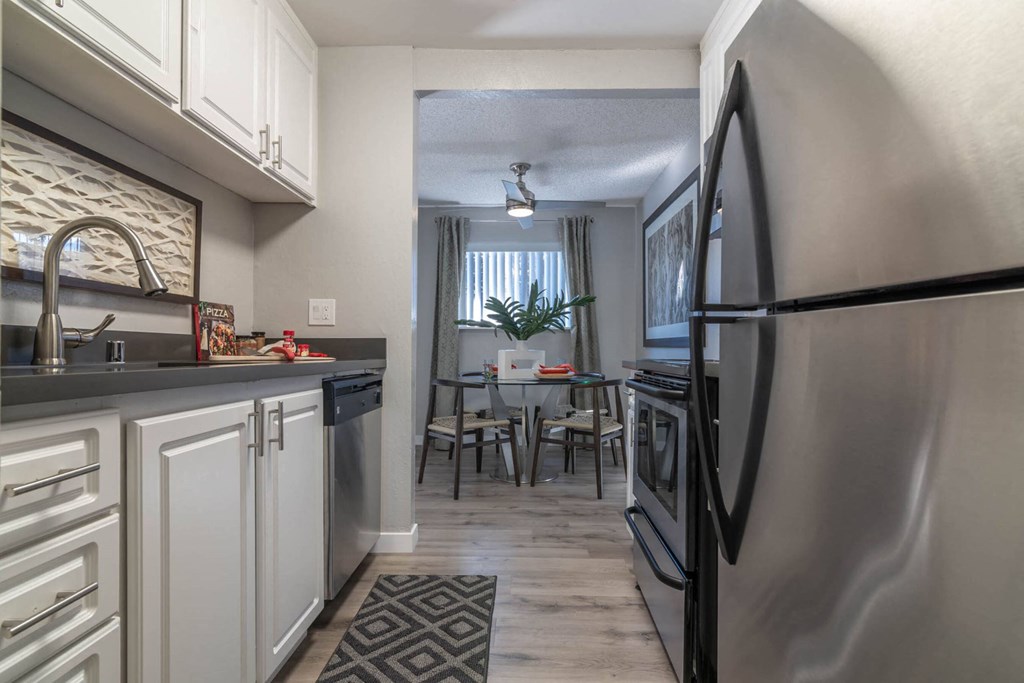 Amazing kitchens with modern appliances at Sunnyvale Crossings Apartments, Sunnyvale, CA, California