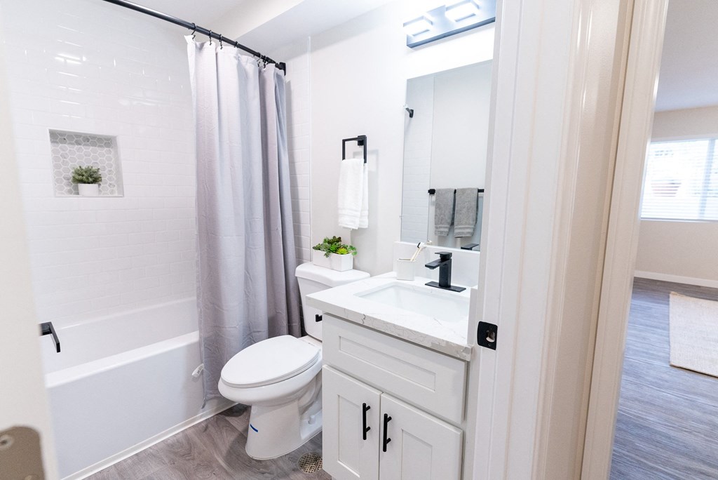 bathroom at The Flats on Addison, California 91423