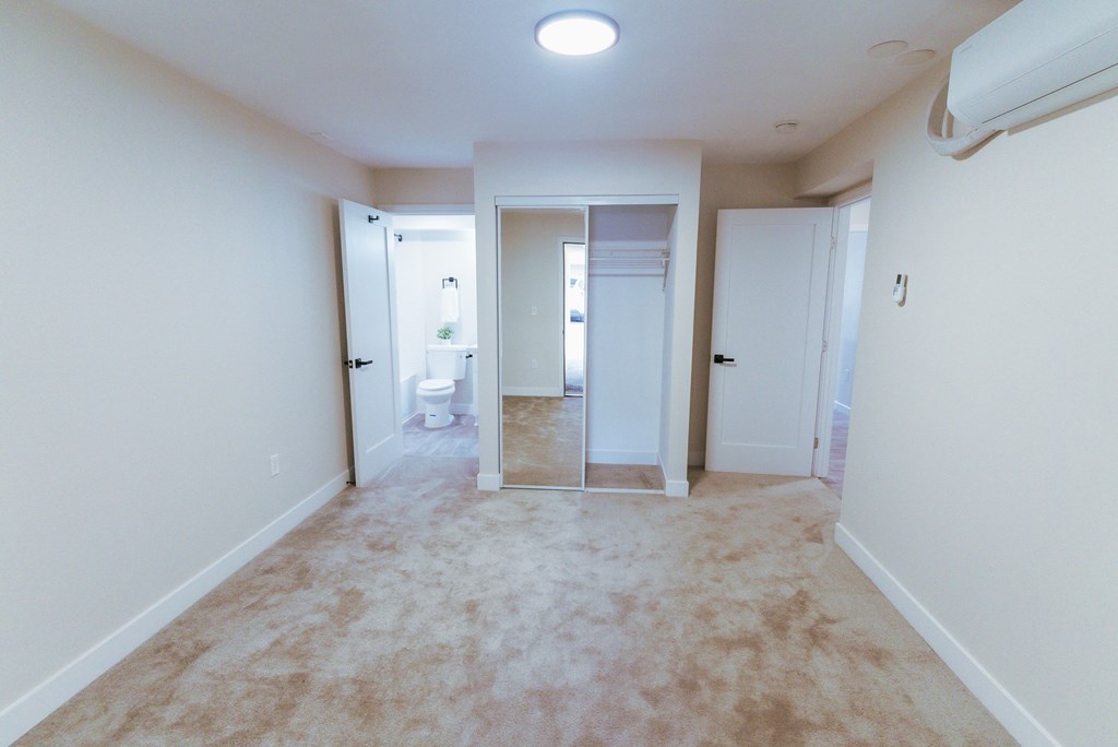 empty room at The Flats on Addison, Sherman Oaks, California