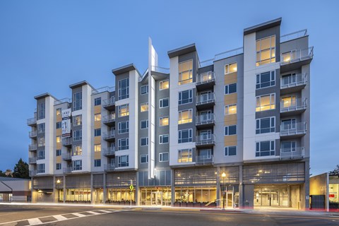 Building Exterior View at 888 Fourth Street Apartments, LLC, California