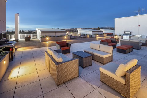 Rooftop Lounge at 888 Fourth Street Apartments, LLC, California, 95404