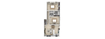 a floor plan of a house at BLVD Apartments LLC, Tarzana
