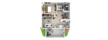 1 Bed 1 Bath at The Gates at the Marina Apartments, California, 93933
