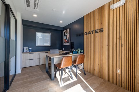 Brightly Decorated Leasing Office at The Gates at the Marina Apartments, Marina, CA, California