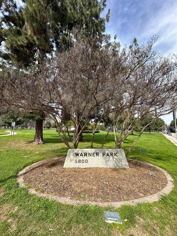 Warner Park Sign at City View Apartments at Warner Center, Woodland Hills, CA 91367