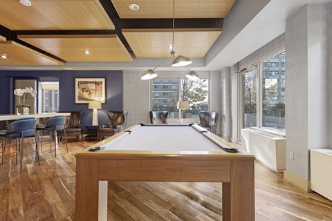 Pool Table at MARC Apartments, New York