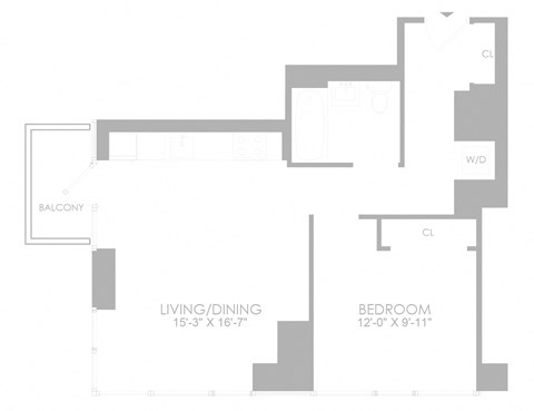 1 bed 1 bath at SKY Apartments, New York, NY