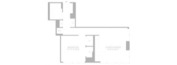 1 bed 1 bath A at SKY Apartments, New York, 10036