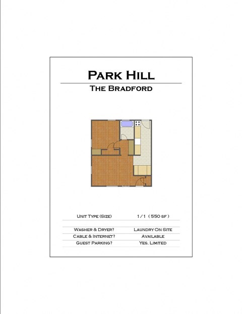 floor plan of the park hill the
