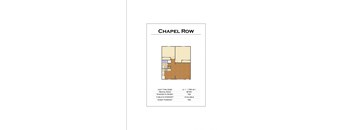 the chapel row floor plan  plans