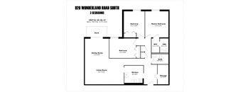 3 bedroom, 2 bath with a balcony