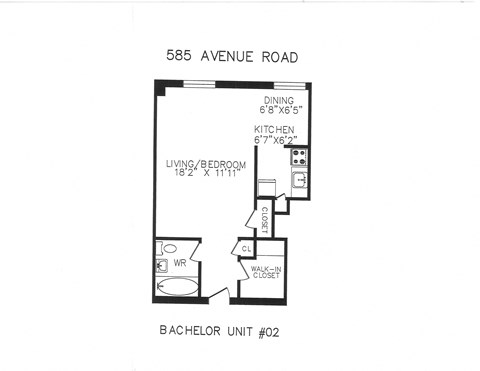 585 Avenue Road Studio-1 Bed Apartment for Rent - Photo Gallery 7