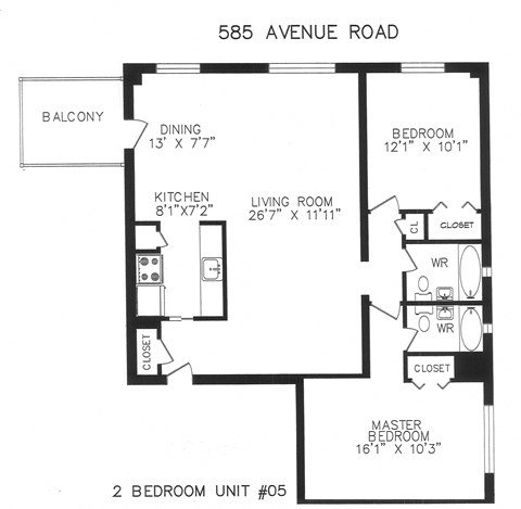 585 Avenue Rd Studio-2 Beds Apartment for Rent - Photo Gallery 12