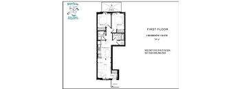 A floor plan for a rental property by Briarlane Rental Property Management Inc.
