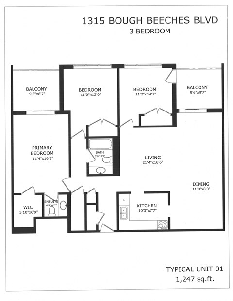 1315 Bough Beeches 1-3 Beds Apartment for Rent - Photo Gallery 12