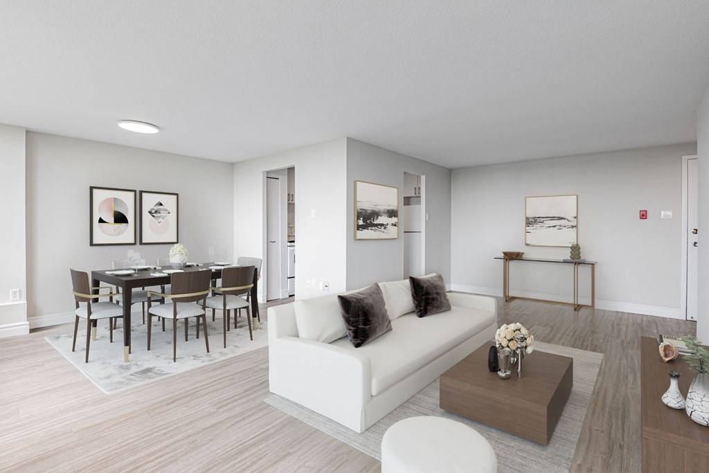 107 Colborne Living and Dining Room