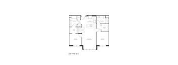 A floor plan of a unit type B.1C is displayed.