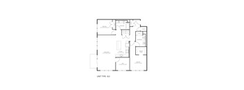 A floor plan of a unit type B.5 is shown with various rooms and measurements.