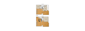 three bedrooms, three bathrooms, 2,195 SQ FT