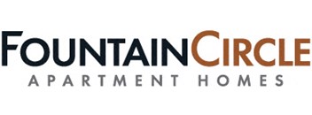 The image is a logo for Fountain Circle Apartment Homes.