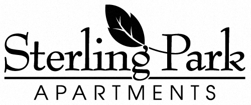 The image is a logo for Sterling Park Apartments.
