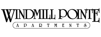 The image shows the logo of Windmill Pointe Apartments.