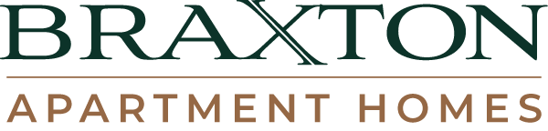 Braxton Apartment Homes logo with dark green and tan colors.