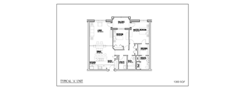 the floor plan of the unit
