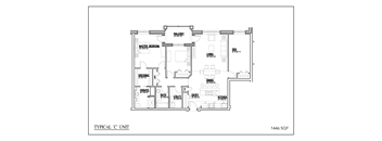 the floor plan of the unit