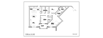 the floor plan of the unit