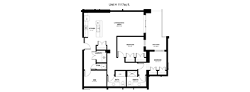 the floor plan of the residence