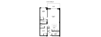 the floor plan of the residence