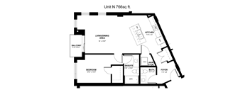 the floor plan of the residence
